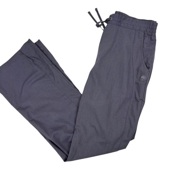Healing Hands Purple Label Taylor Scrub Pants Pewter Gray Flare Leg Small Tall - Picture 2 of 16